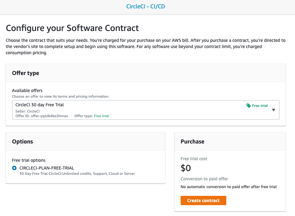 Contract Config